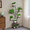 8-Tier Indoor Plant Stand with LED Grow Lights Adjustable Timers Waterproof Shelves